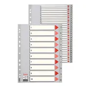 Index Esselte, A-Z, A4, 225x297 mm, plastic BPTCSL4005