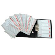 Index Esselte, A-Z, A4, 225x297 mm, plastic BPTCSL4005