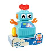 Jucarie interactiva - robotel cu cheita (albastru)