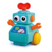 Jucarie interactiva - robotel cu cheita (albastru)