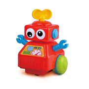 Jucarie interactiva - robotel cu cheita (rosu)