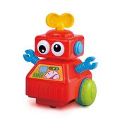 Jucarie interactiva - robotel cu cheita (rosu)