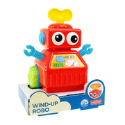 Jucarie interactiva - robotel cu cheita (rosu)