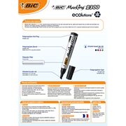 Marker permanent Bic 2300, varf tesit 3-5mm, negru, 12 bucati/cutie BPTCCT8068