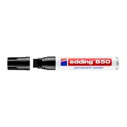Marker permanent Edding 850, corp metalic, varf 5-15 mm, negru BPTCED850001
