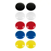 Set 10 magneti Westcott, d25 mm, diverse culori, sustin 4/6 coli, 80g BPTCWS108140