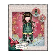 Set 3 decoratiuni 3D, Gorjuss, Cosy BPTCGR122301