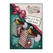 Set 6 cutiute pentru cadou, Gorjuss, Merry and Bright BPTCGR122401