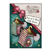 Set 6 cutiute pentru cadou, Gorjuss, Merry and Bright BPTCGR122401