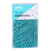 Set agrafe Apli, 28 mm, 140 bucati/set, diverse culori BPTCAL181490