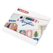Set creativ Edding, markere acrilice, 8 bucati/set BPTCED530008