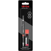 Set creion mecanic Rotring Visuclick 0.7 mm + etui 24 mine, diverse culori BPTCRO509810