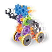 Set de constructie 3 in 1 stem  - robotel & masinute saniter