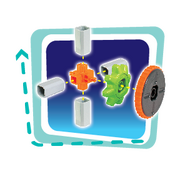 Set de constructie 3 in 1 stem - atelierul de vehicule