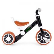 Bicicleta 2 in 1 cu pedale detasabile ecotoys lc-v1307n - negru edeedilc-v1307nblack