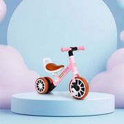 Bicicleta 2 in 1 cu pedale detasabile ecotoys lc-v1307n - roz edeedilc-v1307npink