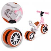 Bicicleta 2 in 1 cu pedale detasabile ecotoys lc-v1307n - roz edeedilc-v1307npink