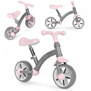 Bicicleta fara pedale pentru copii ecotoys lc-v1252 - gri-roz edeedilc-v1252greypink