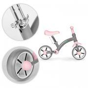 Bicicleta fara pedale pentru copii ecotoys lc-v1252 - gri-roz edeedilc-v1252greypink