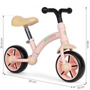 Bicicleta fara pedale pentru copii ecotoys lc-v1252 - roz edeedilc-v1252pink