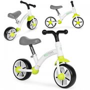 Bicicleta fara pedale pentru copii ecotoys lc-v1252 - verde-alb edeedilc-v1252greenw