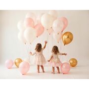 Cilindru cu heliu 0.20 m3 cu 30 de baloane si 40m panglica ricokids 799001 - roz edeedi799001