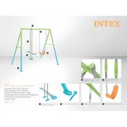 Leagan de gradina dublu pentru copii intex 44120 edeedi44120