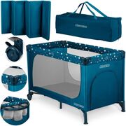Patut pliabil 125 x 65 x 78 cm ricokids rk-240 - bleumarin edeedi724002