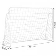 Poarta de fotbal 180 x 122 cm cu covoras de antrenament ecotoys ds58010+m edeedids58010+mata