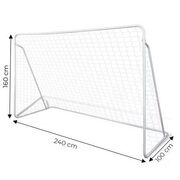Poarta de fotball 240 x 100 x 160 cm ecotoys ds1457 edeedids1457
