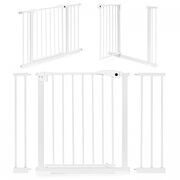 Poarta de siguranta 74-105 cm ecotoys sg-012-w - alb edeedisg-012-w