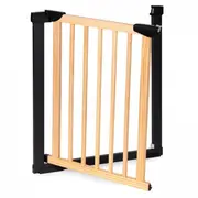 Poarta de siguranta 74-80 cm ecotoys sf-011a-bc - lemn metal edeedisf-011a-bc