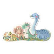 Primul meu puzzle progresiv APLI dinozauri, 15 piese mari SOLAPL20123