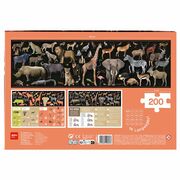Puzzle APLI animale din Savana, 200 piese SOLAPL19697