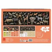 Puzzle APLI animale din Savana, 200 piese SOLAPL19697