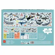 Puzzle APLI animale marine, 200 piese SOLAPL19696