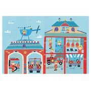 Puzzle APLI statie de pompieri, 24 piese SOLAPL19014
