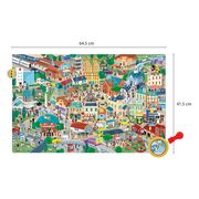 Puzzle de observare cu tematica urbana APLI, 104 piese SOLAPL18820