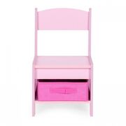 Set de masa cu doua scaune pentru copii ecotoys zkc-1b - roz edeedizkc-1b