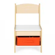 Set de masa cu doua scaune pentru copii ecotoys zkc-1c - natur edeedizkc-1c