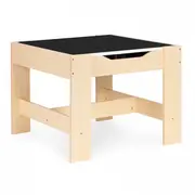 Set de masa cu doua scaune pentru copii ecotoys zkc-1c - natur edeedizkc-1c
