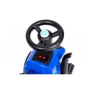 Tractor de impins new holland cu remorca pentru copii 658t - albastru edeedi658tblue
