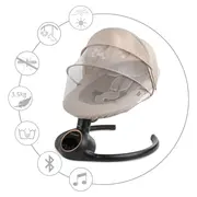 Balansoar Leagan Electric 2 In 1, Bluetooth,  Reve Bej Auriu Pjbbuelrev01a4