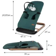 Balansoar Pentru Copii Kidwell Laro Full - Green Wooden Pjblebular01a6