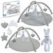Covoras De Joaca Fata-verso Kidwell Grace Bunny Cu Arcada Interactiva, 5 Jucarii Si Cutie Muzicala In Forma De Iepuras Pjbmaedgrb01a1