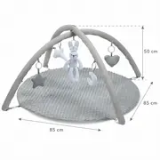 Covoras De Joaca Fata-verso Kidwell Grace Bunny Cu Arcada Interactiva, 5 Jucarii Si Cutie Muzicala In Forma De Iepuras Pjbmaedgrb01a1