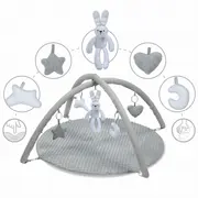 Covoras De Joaca Fata-verso Kidwell Grace Bunny Cu Arcada Interactiva, 5 Jucarii Si Cutie Muzicala In Forma De Iepuras Pjbmaedgrb01a1