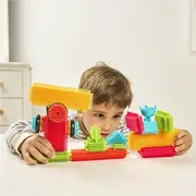 Joc educativ de constructii de la 2 ani, animale salbatice - okeml46062