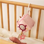 Jucarie bebe pentru leagan si carucior, cu sunete si oglinda, caprioara - okeml97373