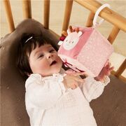 Jucarie bebe pentru leagan si carucior, cu sunete si oglinda, caprioara - okeml97373